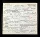 Brashear, Huston W Death Certificate