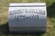 Collins, Robert Rusling headstone