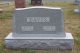 Davis, Guy Martin and West, Ella May headstone