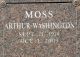 Moss, Arthur Washington crypt
