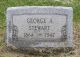 Stewart, George Alva headstone